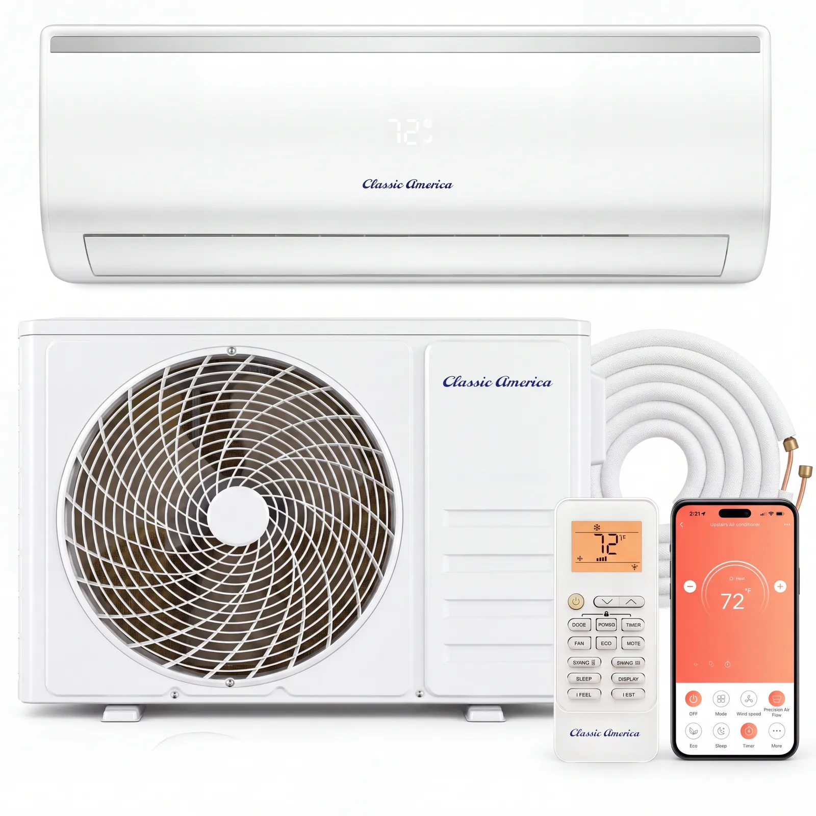 12,000 BTU Mini Split Inverter with Heat Pump
